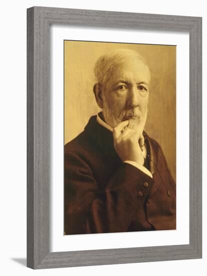 Portrait of James G. Blaine, C.1892-Napoleon Sarony-Framed Photographic Print