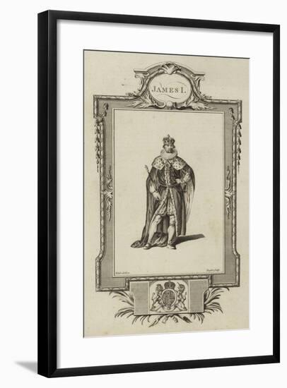 Portrait of James I-Samuel Wale-Framed Giclee Print