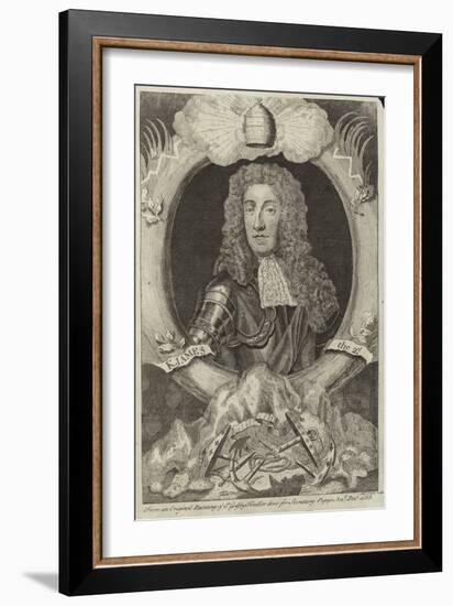 Portrait of James II of England and Ireland-Godfrey Kneller-Framed Giclee Print