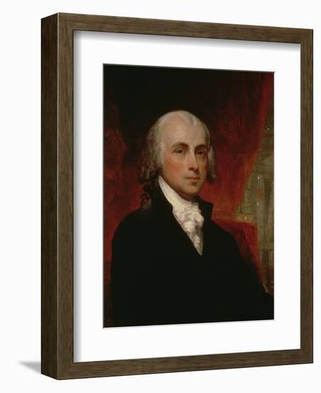 Portrait of James Madison (1751-1836)-George Peter Alexander Healy-Framed Giclee Print