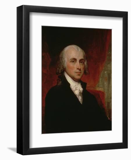 Portrait of James Madison (1751-1836)-George Peter Alexander Healy-Framed Giclee Print