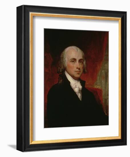 Portrait of James Madison (1751-1836)-George Peter Alexander Healy-Framed Giclee Print