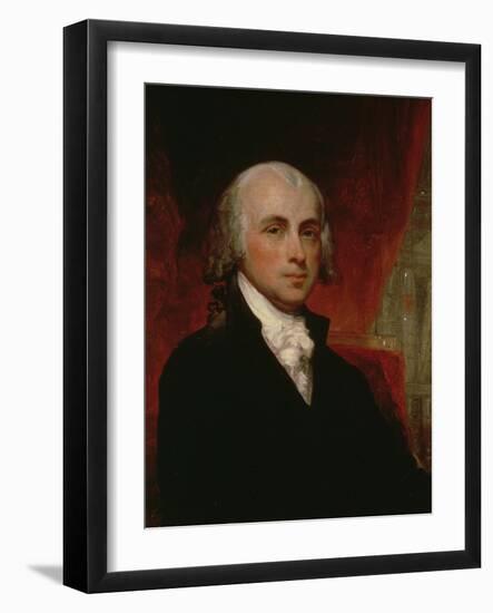 Portrait of James Madison (1751-1836)-George Peter Alexander Healy-Framed Giclee Print