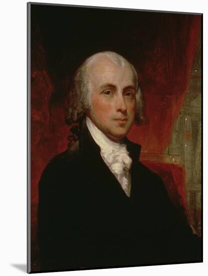 Portrait of James Madison (1751-1836)-George Peter Alexander Healy-Mounted Giclee Print