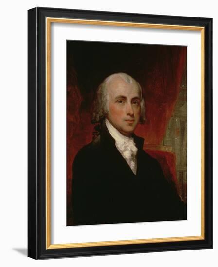 Portrait of James Madison (1751-1836)-George Peter Alexander Healy-Framed Giclee Print