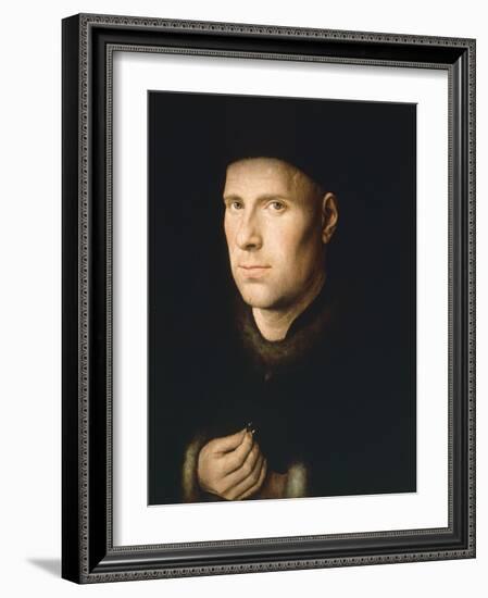 Portrait of Jan De Leeuw, 1390-1441-Jan van Huysum-Framed Giclee Print