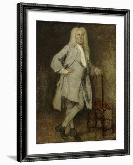 Portrait of Jan Lepeltak, Timber Merchant in Amsterdam-Cornelis Troost-Framed Art Print