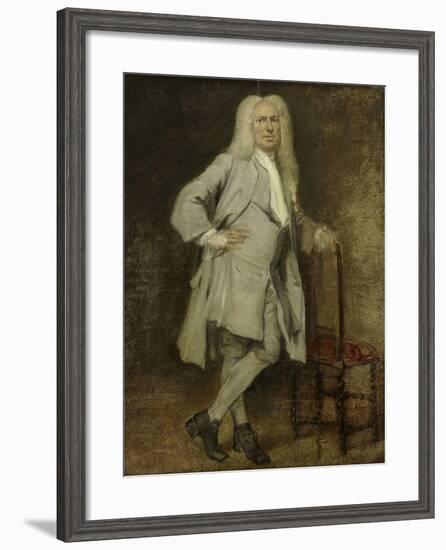 Portrait of Jan Lepeltak, Timber Merchant in Amsterdam-Cornelis Troost-Framed Art Print