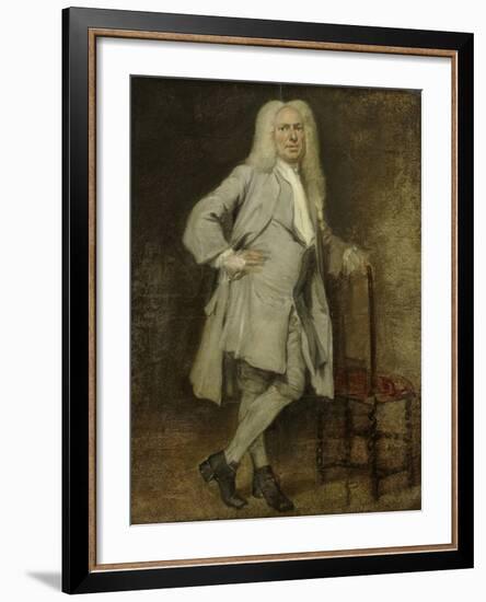 Portrait of Jan Lepeltak, Timber Merchant in Amsterdam-Cornelis Troost-Framed Art Print