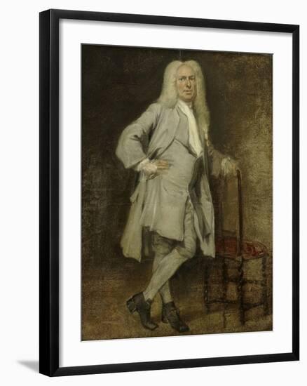 Portrait of Jan Lepeltak, Timber Merchant in Amsterdam-Cornelis Troost-Framed Art Print