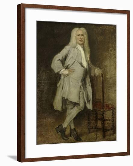 Portrait of Jan Lepeltak, Timber Merchant in Amsterdam-Cornelis Troost-Framed Art Print