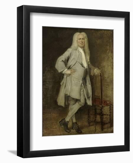 Portrait of Jan Lepeltak, Timber Merchant in Amsterdam-Cornelis Troost-Framed Art Print