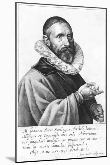 Portrait of Jan Pieterszoon Sweelinck, 1624-Jan Harmensz Muller-Mounted Giclee Print