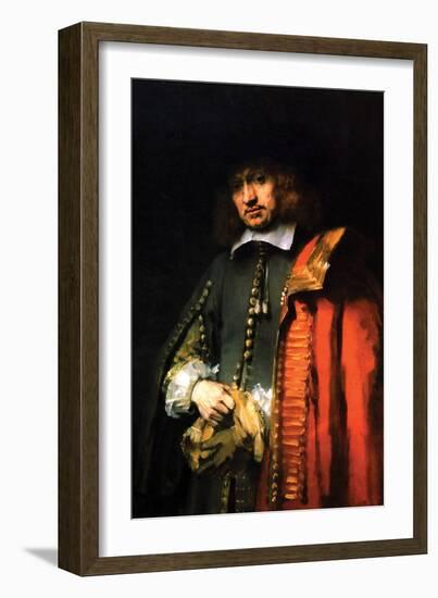 Portrait of Jan Six-Rembrandt van Rijn-Framed Art Print