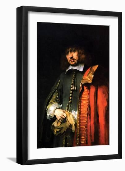 Portrait of Jan Six-Rembrandt van Rijn-Framed Art Print