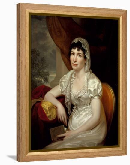 Portrait of Jane Griffith Koch, c.1817-Rembrandt Peale-Framed Premier Image Canvas