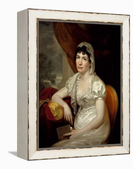 Portrait of Jane Griffith Koch, c.1817-Rembrandt Peale-Framed Premier Image Canvas