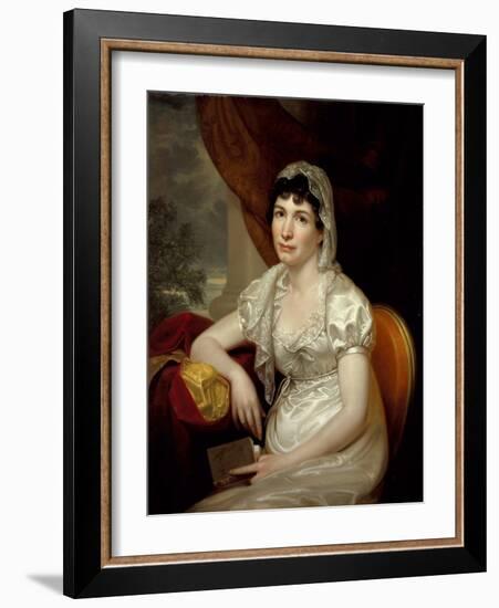 Portrait of Jane Griffith Koch, c.1817-Rembrandt Peale-Framed Giclee Print