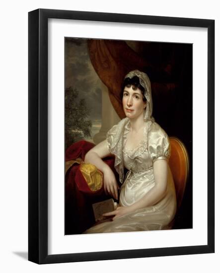 Portrait of Jane Griffith Koch, c.1817-Rembrandt Peale-Framed Giclee Print