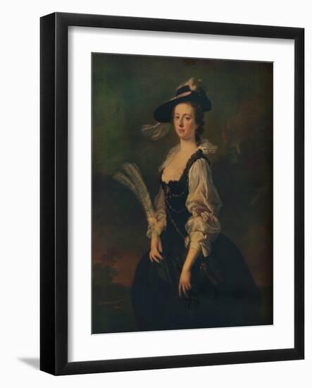 'Portrait of Jane Hale, Mrs Madan', 1746-Allan Ramsay-Framed Giclee Print