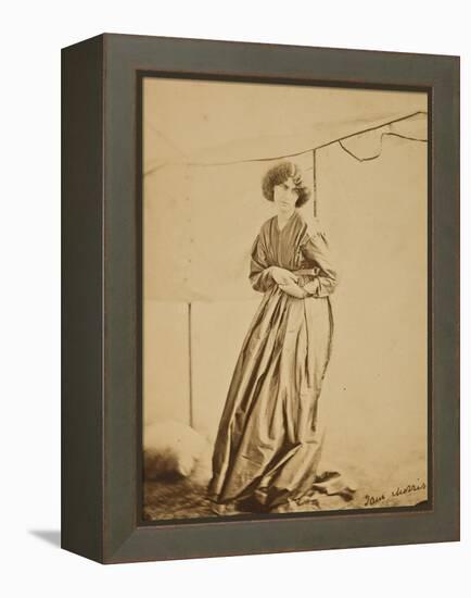 Portrait of Jane Morris, 1865-John R. Parsons and D. G. Rossetti-Framed Premier Image Canvas