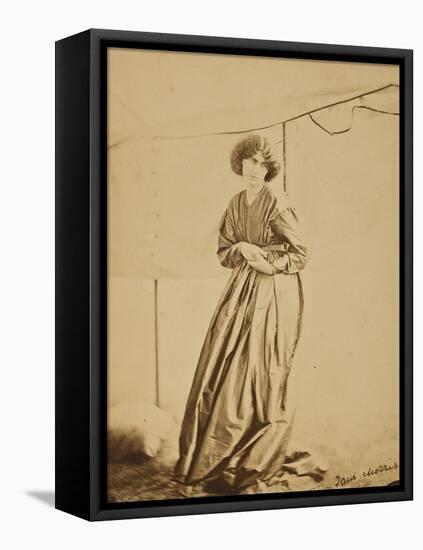 Portrait of Jane Morris, 1865-John R. Parsons and D. G. Rossetti-Framed Premier Image Canvas