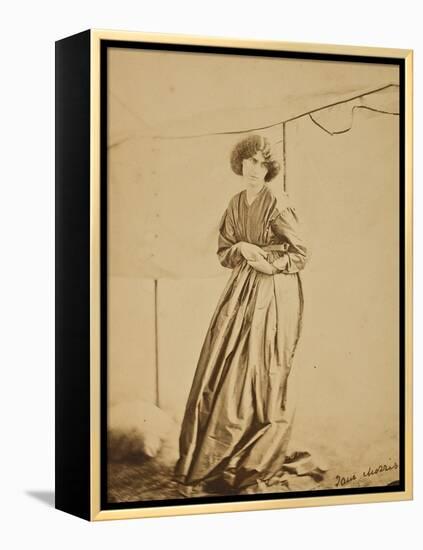 Portrait of Jane Morris, 1865-John R. Parsons and D. G. Rossetti-Framed Premier Image Canvas