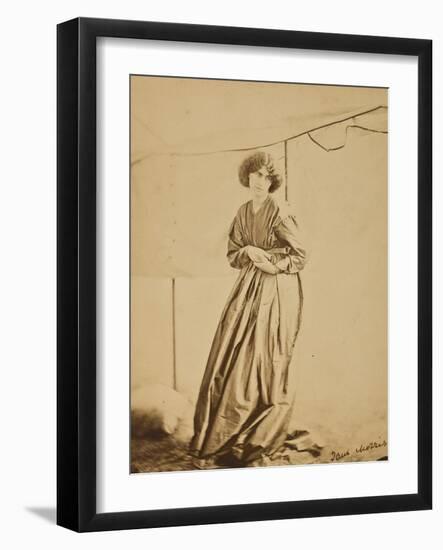 Portrait of Jane Morris, 1865-John R. Parsons and D. G. Rossetti-Framed Giclee Print
