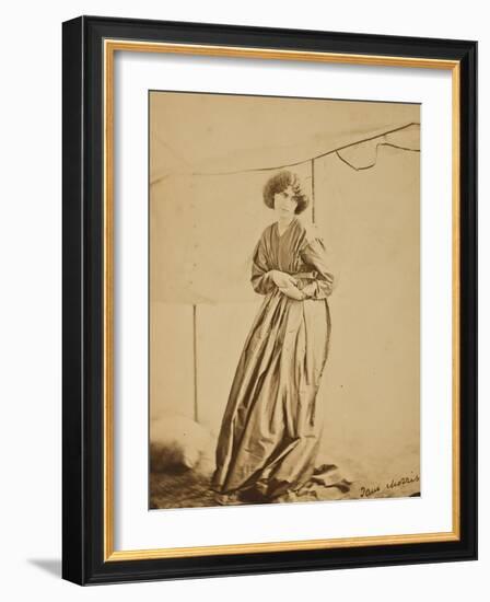 Portrait of Jane Morris, 1865-John R. Parsons and D. G. Rossetti-Framed Giclee Print