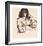 Portrait of Jane Morris-Dante Gabriel Rossetti-Framed Premium Giclee Print