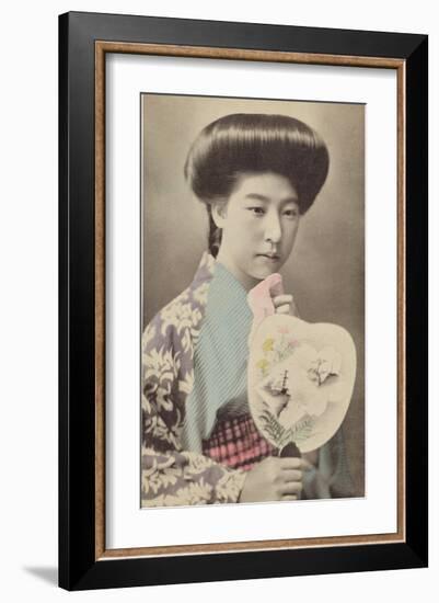 Portrait of Japanese Woman-The Kyoto Collection-Framed Premium Giclee Print