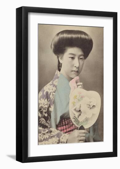 Portrait of Japanese Woman-The Kyoto Collection-Framed Premium Giclee Print