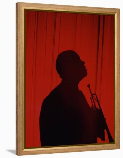 Portrait of Jazz Musician Louis Armstrong-John Loengard-Framed Premier Image Canvas