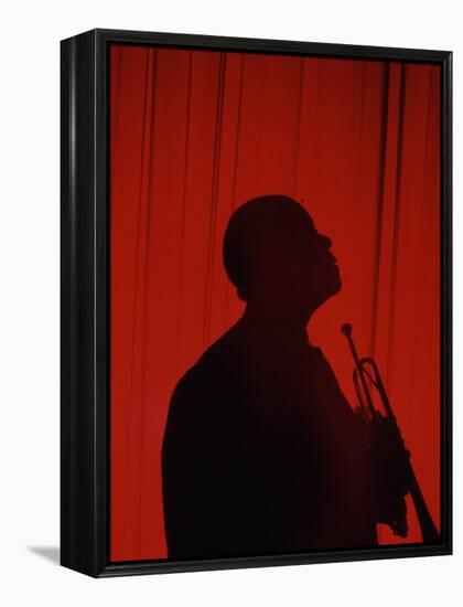 Portrait of Jazz Musician Louis Armstrong-John Loengard-Framed Premier Image Canvas