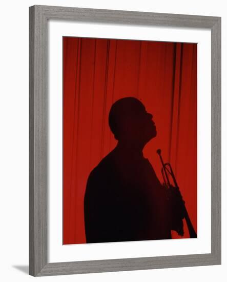 Portrait of Jazz Musician Louis Armstrong-John Loengard-Framed Premium Photographic Print