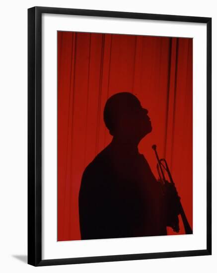 Portrait of Jazz Musician Louis Armstrong-John Loengard-Framed Premium Photographic Print