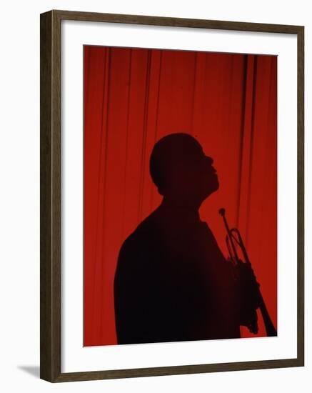 Portrait of Jazz Musician Louis Armstrong-John Loengard-Framed Premium Photographic Print