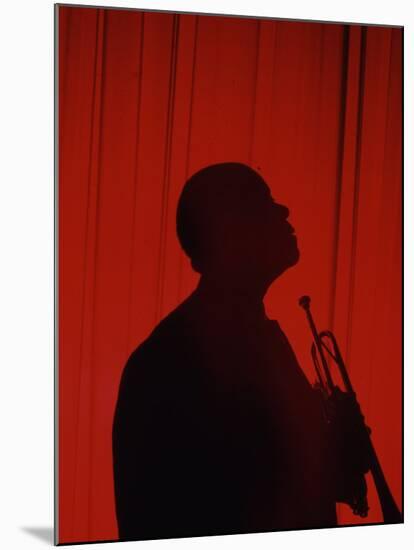 Portrait of Jazz Musician Louis Armstrong-John Loengard-Mounted Premium Photographic Print