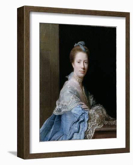 Portrait of Jean Abercromby, Mrs Morison of Haddo-Allan Ramsay-Framed Giclee Print