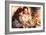 Portrait of Jean and Genevieve Caillebotte-Pierre-Auguste Renoir-Framed Art Print