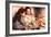 Portrait of Jean and Genevieve Caillebotte-Pierre-Auguste Renoir-Framed Art Print