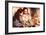 Portrait of Jean and Genevieve Caillebotte-Pierre-Auguste Renoir-Framed Art Print