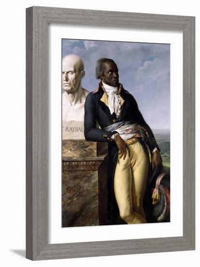 Portrait of Jean-Baptiste Belley (D.1804) Deputy of San Domingo, 1797-Anne-Louis Girodet de Roussy-Trioson-Framed Giclee Print