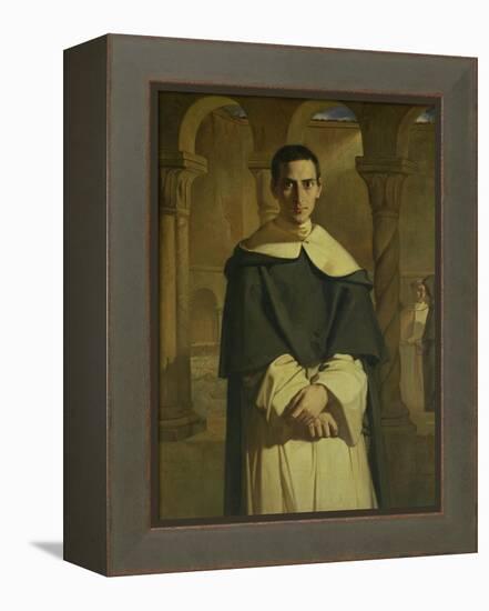 Portrait of Jean Baptiste Henri Lacordaire (1802-61), French Prelate and Theologian, 1841-Theodore Chasseriau-Framed Premier Image Canvas