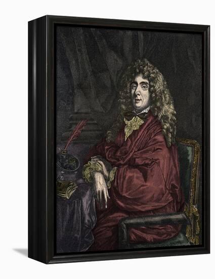Portrait of Jean Baptiste Poquelin Moliere-Stefano Bianchetti-Framed Premier Image Canvas
