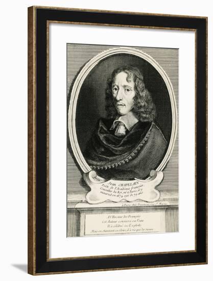 Portrait of Jean Chapelain-null-Framed Giclee Print