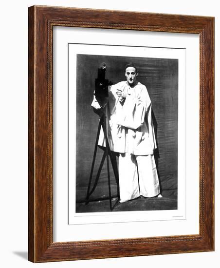 Portrait of Jean Charles Deburau as Pierrot, circa 1850-60-Nadar-Framed Giclee Print