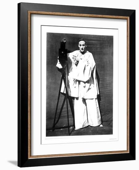 Portrait of Jean Charles Deburau as Pierrot, circa 1850-60-Nadar-Framed Giclee Print