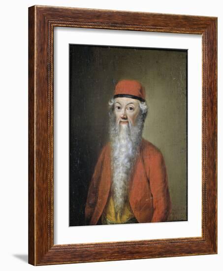 Portrait of Jean Etienne Liotard at Approximately 54 Years of Age-Jean-Etienne Liotard-Framed Art Print