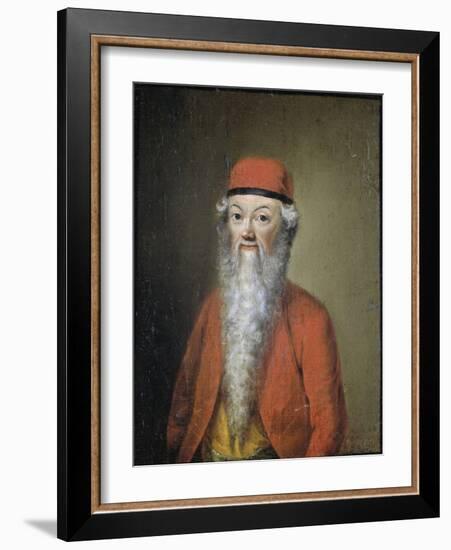 Portrait of Jean Etienne Liotard at Approximately 54 Years of Age-Jean-Etienne Liotard-Framed Art Print